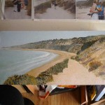 The very last thing I added was a greenish wash across the ocean, which had been the same color as the sky up until then.