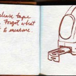 I've forgotten what important project I was using this for in the first place. Tape measuring
