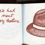 Wayne's hat stayed put longer than the ukuleles. Corduroy hat