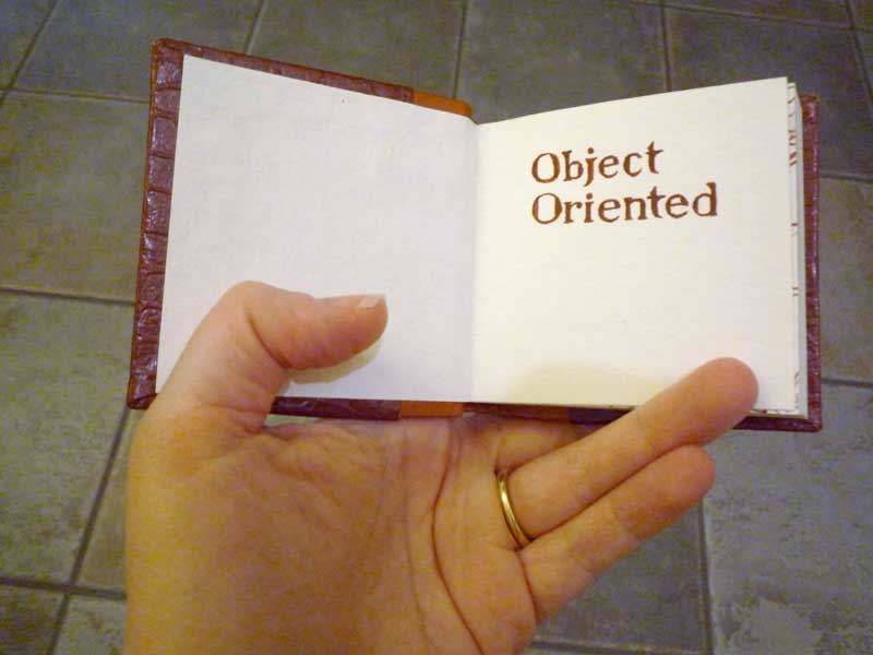 Object Oriented, the book