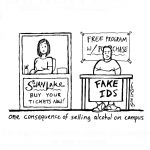 "The difference between sipping and chugging"
