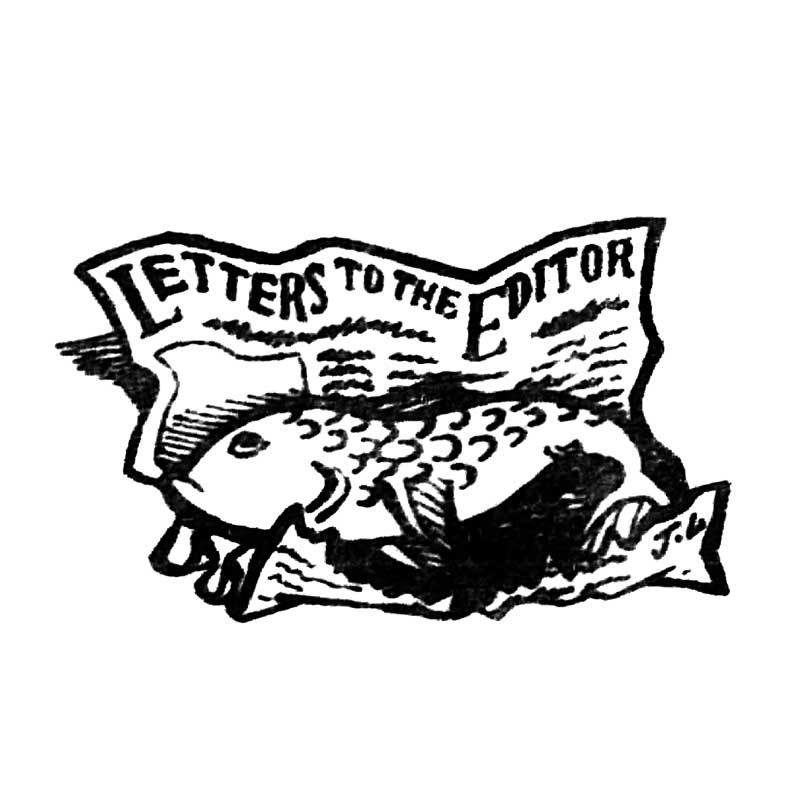 Letters to the Editor (fishwrap)
