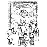 Illustration for departmental secretary picket