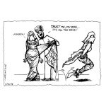 Cartoon about Taliban