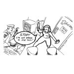 Cartoon about Alabama banning vibrators