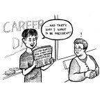 Cartoon about presidential salary