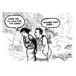 Cartoon about cold summer